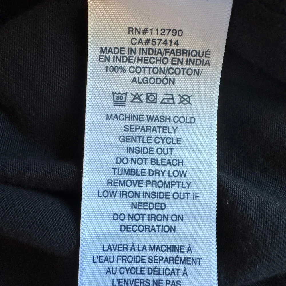 True Religion Relaxed Panelled Polo‎ Shirt Black Number 02 Embroidered Logo M